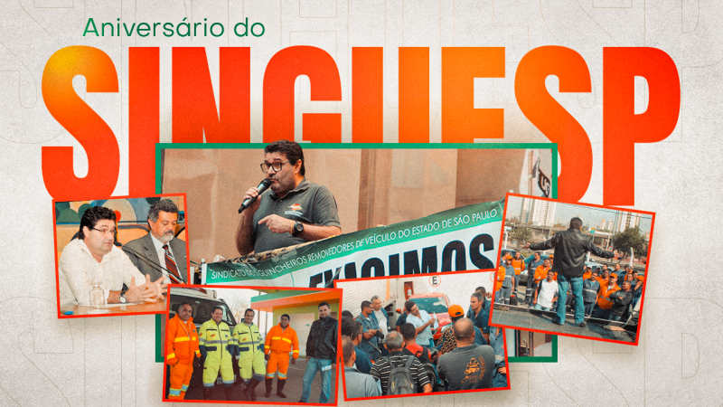 Singuesp celebra 25 anos de fundação. São muitas lutas e conquistas pela categoria dos Guincheiros em todo Estado de São Paulo